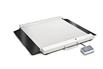 Rollstuhlwaage MWA, mit zwei integrierten Auffahrrampen