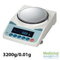Laborwaage Analysenwaage A&D AFZ-3000i-EC 3200g/0.01g interne Kalibrierung