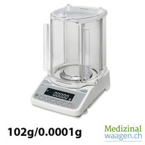Laborwaage Analysenwaage A&D AHR100AZ 102g/0.0001g interne Kalibrierung